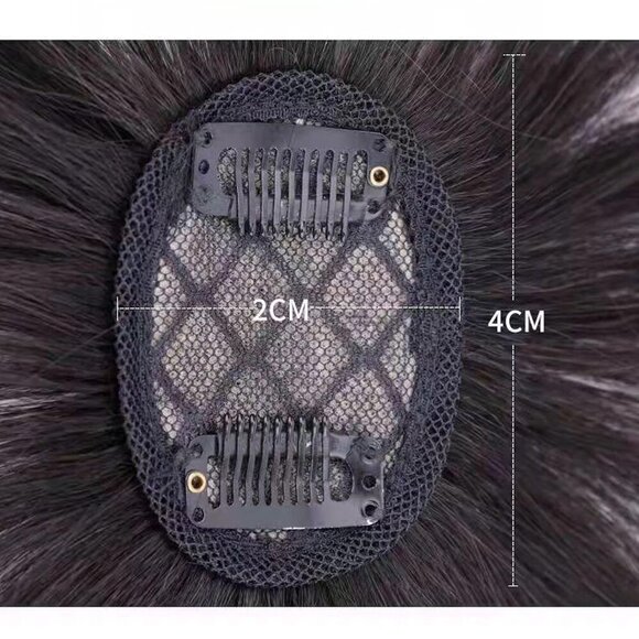 Hair Toppers for Thinning Hair Women Clip-In French Bang Synthetic Fiber main image 9